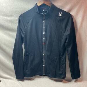 Spyder Black full zip jacket size large